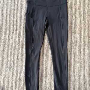 Lululemon Gray Fast and Free Leggings 25”